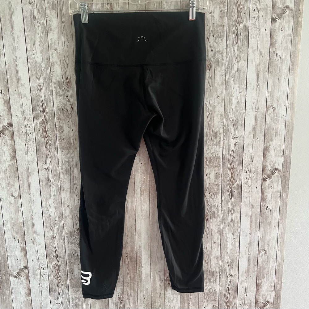 Varley Barre Black Leggings Cropped Medium - Picture 2 of 4